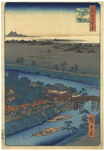 Hiroshige I/100 Famous Views of Edo / Yanagishima[名所江戸百景 柳しま]