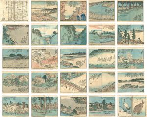 Hiroshige I/[絵本江戸土産　五編]