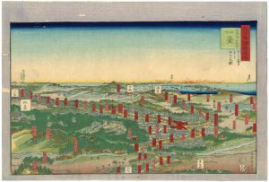 Sadahide/Famous Views of the Provinces and Districts of Japan / Sendai in Miyagi District, Mutsu Province[大日本國郡名所　陸奥國宮城郡　仙台]