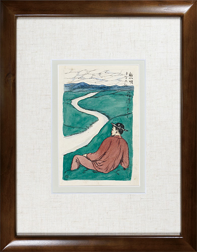 Takehisa Yumeji “Standing on The Shore”／