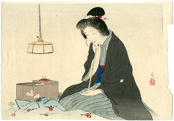 Kaburaki Kiyokata “Kuchi-e Prints”／