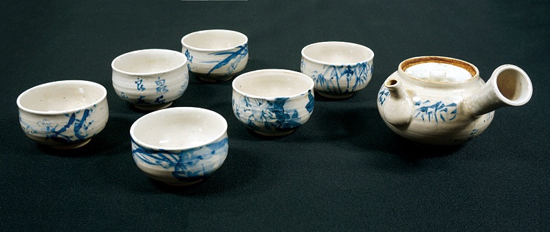Masamune Tokusaburo “Hand Painted Decorative Japanese Tea Set”／