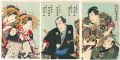 <strong>Kunichika</strong><br>Kyogen at the Kabuki-za Theate......
