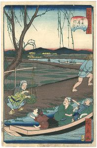 江戸名所道戯尽 / Comical Views of Famous Places in Edo