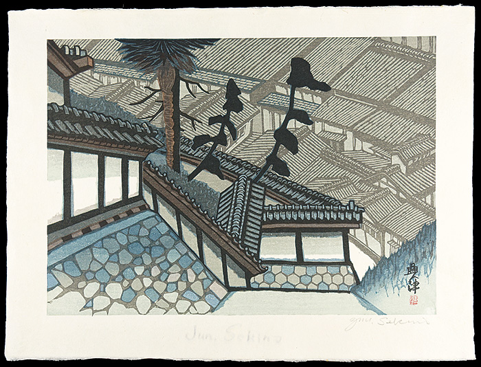 Sekino Junichiro “The Fifty-three stations of the Tokaido / Okitsu”／