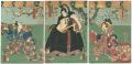 <strong>Toyokuni III</strong><br>Kabuki Scene from Kamagafuchi ......