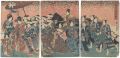 <strong>Toyokuni III</strong><br>御花見行列ノ図