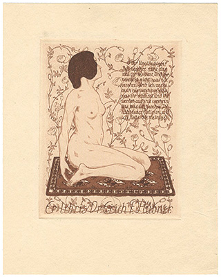 Erich Hubner “Ex Libris”／