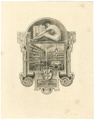 Ernst Krahl “Ex Libris”／