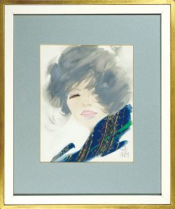 岩田専太郎｢自筆画　風｣