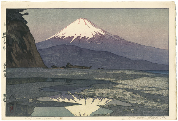 Yoshida Hiroshi “10 Views of Fuji / Okitsu”／