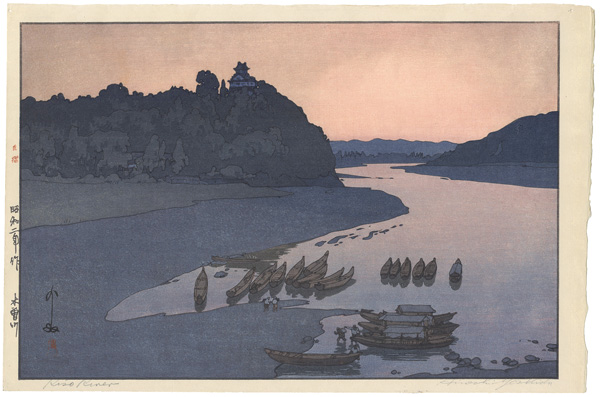 Yoshida Hiroshi “The Kiso River”／