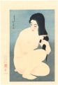 <strong>Torii Kotondo</strong><br>裸婦髪梳き