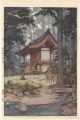 <strong>Yoshida Hiroshi</strong><br>A Shrine in the Deep Woods