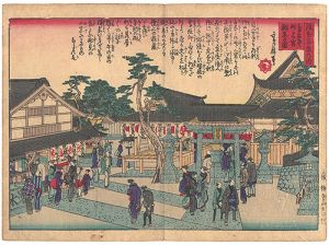 Sadanobu I/[浪花百景の内　自安寺妙見宮朝参の図]