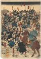 <strong>Kuniyoshi</strong><br>47 Ronin on Ryogoku Bridge