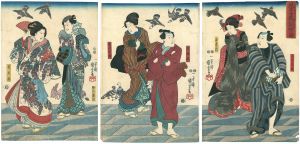 国芳｢見立金龍山開帳の図｣
