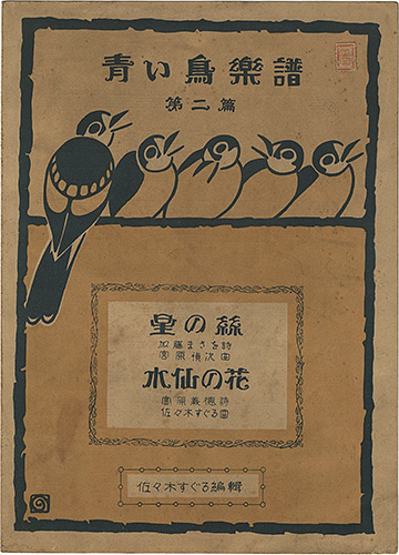 “Musical score Blue Birds No.2” ／