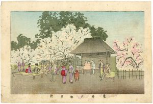 Yasuji,Tankei/True Pictures of Famous Places of Tokyo / A Plum-Garden in Kameido[東京真画名所図解　亀井戸梅屋敷]