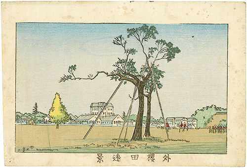 Yasuji,Tankei “True Pictures of Famous Places of Tokyo /  Distand View of Sotosakurada	”／