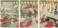 <strong>Chikanobu</strong><br>彫画共進会之内　盛衰記西八條別館之図