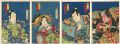 <strong>Kunichika</strong><br>Kabuki prints