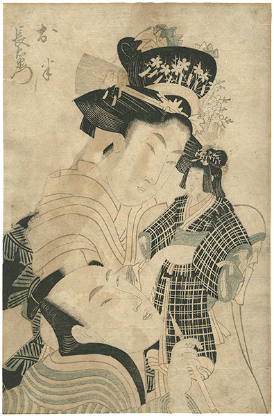 Utamaro “Ohan and Choemon”／