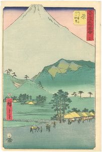 Hiroshige I/The Illustrations of 53 Famous Places / No.14, Hara[五十三次名所図会　十四　原]