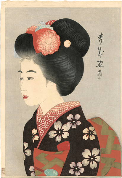 山村耕花｢舞妓｣／