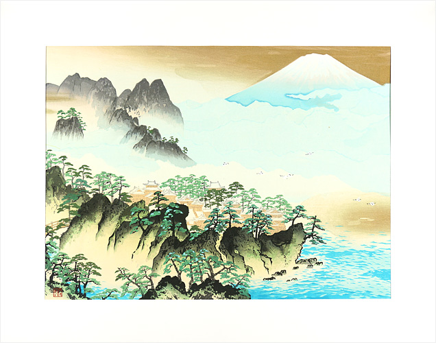 Yokoyama Taikan “Mt.Horaisan”／