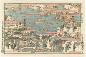 Shigenaga/Eight Views of Edo【Reproduction】[浮絵　江戸八景【復刻版】]