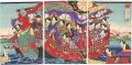 <strong>Chikanobu</strong><br>Spring-coloured Flowers in Sum......