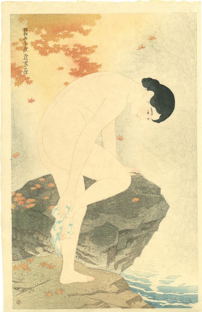 Ito Shinsui “Modern Beauties First Series / Fragrance of a Bath”／