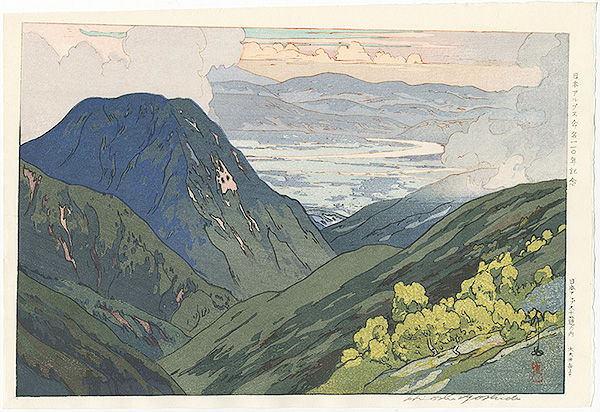 Yoshida Hiroshi “12 Scenes in the Japan Alps / From Daitenjōdake”／