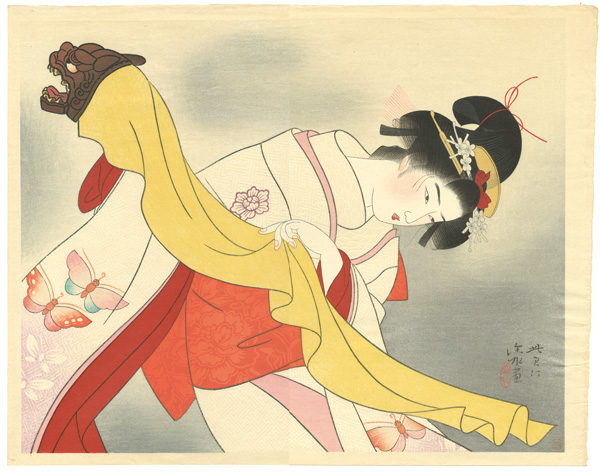 Ito Shinsui “Kagamijishi (Lion Dance)”／