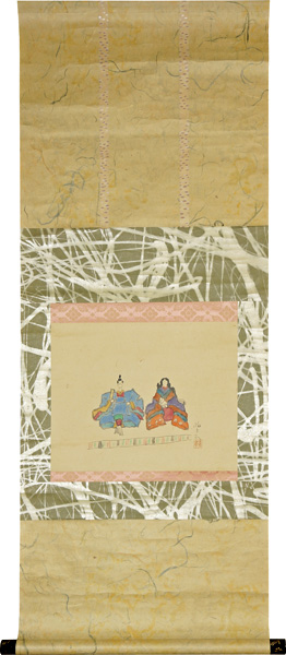 Azechi Umetaro “Scroll Painting : Hina Dolls”／