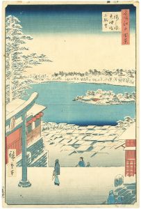 広重初代｢名所江戸百景　湯島天神坂上眺望｣
