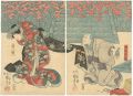 <strong>Kuniyoshi</strong><br>Kabuki print / Kamakura-yama S......