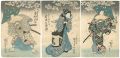 <strong>Kuniyoshi</strong><br>Kabuki print / Hanabutai Yoshi......
