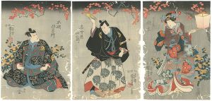 Kuniyoshi/Kabuki Print / Mukashi-gatari Inazuma Zoshi[昔語稲妻帖]
