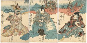 Kunisada I / Sadayoshi/Kabuki Play : Genta Kando[源太勘当]