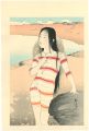 <strong>寺崎広業</strong><br>Beach Girl【Reproduction】