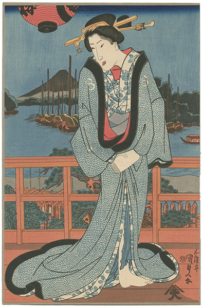 Kunisada I “The breeze from the sea【Reproduction】”／