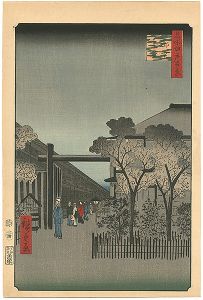 Hiroshige I/100 Famous Views of Edo / Shinonome 【Reproduction】	[名所江戸百景　廓中東雲【復刻版】]