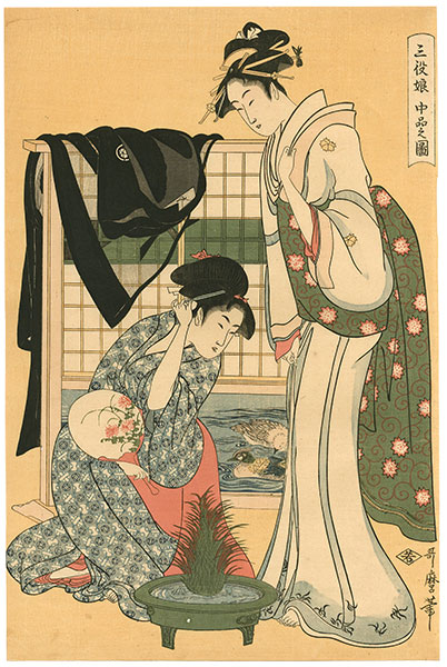 Utamaro “The cool-looking【Reproduction】”／