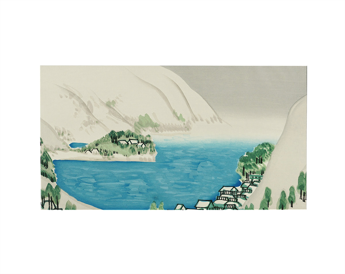 Imamura Shiko “Hakone lake”／