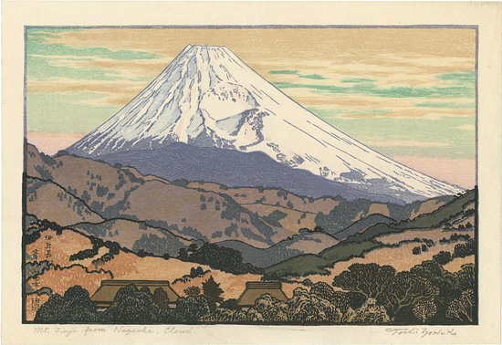 Yoshida Toshi “Mt.Fuji from Nagaoka , Cloud”／