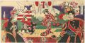 <strong>Chikanobu</strong><br>Royal Guests Viewing a Kabuki ......