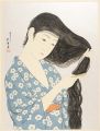 <strong>Hashiguchi Goyo</strong><br>Combing the Hair