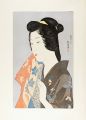 <strong>Hashiguchi Goyo</strong><br>Woman Holding a Towel【Reproduc......